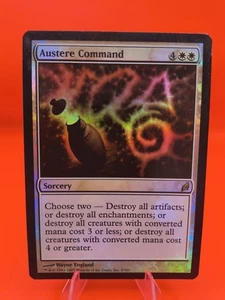 FOIL Austere Command Lorwyn LRW MTG Magic the Gathering Free Shipping! - Picture 1 of 12