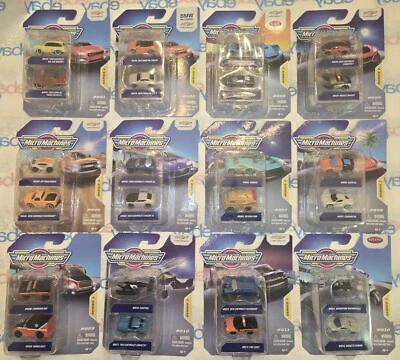 Micro Machines Jazwares 2021 2 pack Sets 1-12 MOC - Image 1 of 2