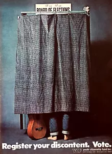 PASSAGE OF 26th AMENDMENT—VOTING AGE 18—VINTAGE 1972 ADVERTISEMENT—PRINT AD PSA - Picture 1 of 1