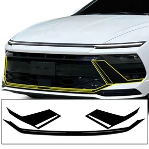 Fits Hyundai Sonata 2024+ Grille Chrome Delete Decal Blackout Vinyl Film - Picture 1 of 7