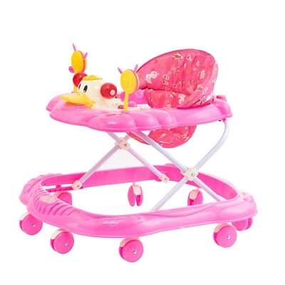 SEVICO Lauflernhilfe Babywalker mit Spielset Lauflernwagen Gehfrei Baby Kinder Rosa
