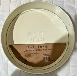 Rae Dunn Springform Cake Pan BAKE ๐โค๏ธ Ivory D- 9" Round  Brand New w/tag - Picture 1 of 5