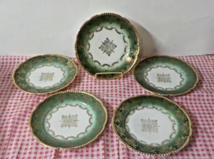 Vintage O. & E. G. Royal China Plate 8.5 ” Gold Trim, Austria Holliday Plate - Picture 1 of 4