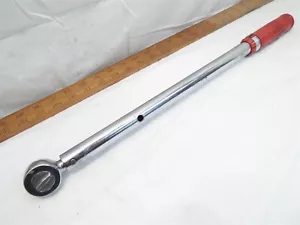 Llave de torsión tipo clic MAC Tools TW250F 150 pies libras trinquete de accionamiento 1/2" vintage - Imagen 1 de 9