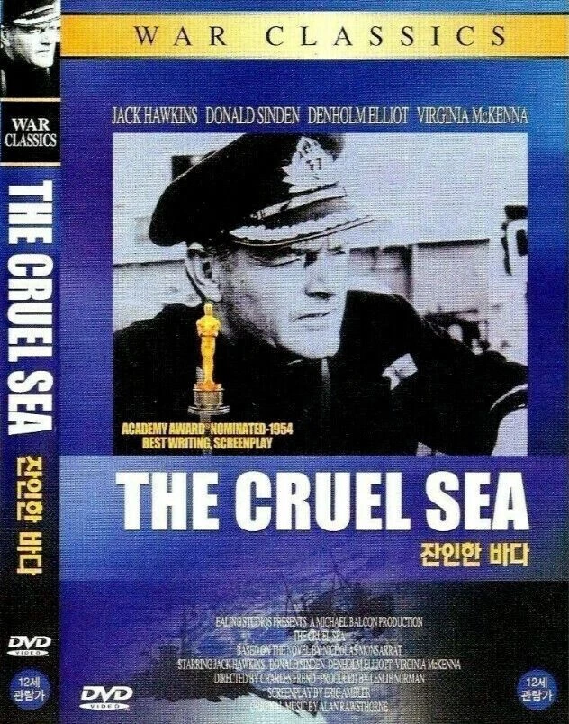 War Classics The Cruel Sea (dvd 1953) Jack Hawkins Denholm Elliot