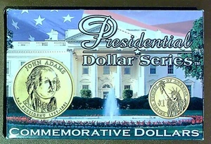 2007 John Adams Presidential Dollar  P&D Inaugural Issue In Original Case - Picture 1 of 5