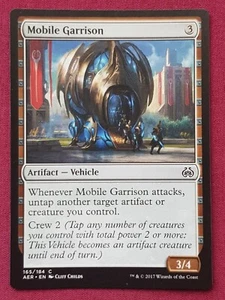 Magic The Gathering AETHER REVOLT MOBILE GARRISON artifact card MTG - Picture 1 of 2
