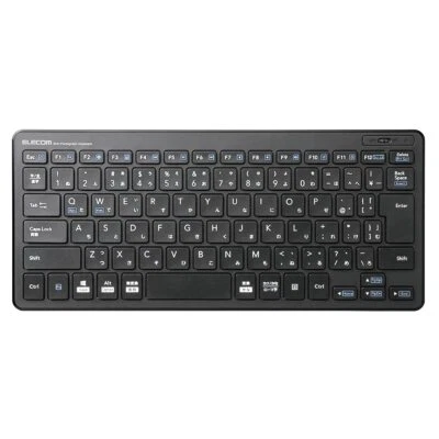 Elecom keyboard Wireless (receiver included) pantograph mini keyboard black TK-F - Image 1 of 4