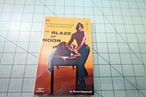 BLAZE OF NOON BY ROBERT HEPPENSTALL 1956  VINTAGE BERKLEY BKS PULP SLEAZE PB - Picture 1 of 3