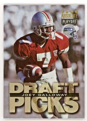 1995 Playoff Absolute Joey Galloway Card #187 Rookie RC Football - Image 1 of 4