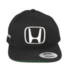 Honda Logo Embroidered Hat Cap Blk Wht Yupoong Elite Express Service Work Hat