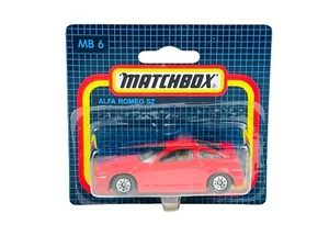 Matchbox Superfast German Christmas Rallye MB6 Red Alfa Romeo SZ - Picture 1 of 6