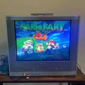 Toshiba MW24FP1 24" CRT TV DVD/VCR COMBO Television With Remote - Picture 1 of 8