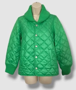 $185 Polo Ralph Lauren Kids Girl's Green Quilted Jacket Coat Size XL (16) - Picture 1 of 4