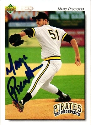 Mark Disciotta Signed #149 1992 Upper Deck Minor MLB Baseball Card AUTO Pirates - Image 1 of 2