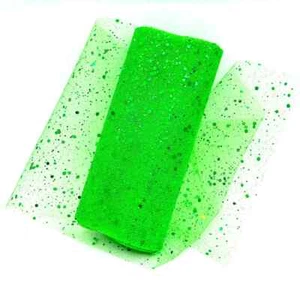 Brand New Glitter Sparkle Tulle Roll 6"x10 Yards Skirt Gift Wrapping Party Decor - Picture 1 of 24