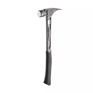 Stiletto TiBone 15 Oz. Titanhammer glatte Fläche gerade Klaue gebogener Griff - Bild 1 von 7