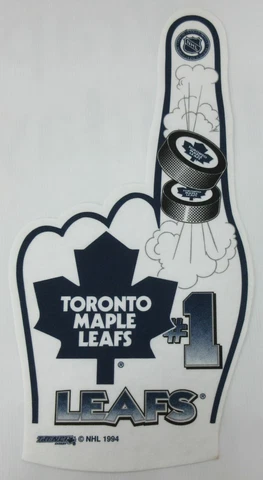 Toronto Maple Leafs #1 Finger Shaped Pennant Lot of 8 Cover