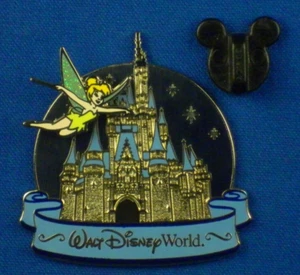 Cinderella Castle Tinker Bell Starry Night 2009 3D OC Pin # 58797 - Picture 1 of 4