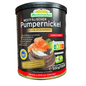 12x Mestemacher Westfälischer Pumpernickel Dose 500 g - Bild 1 von 1
