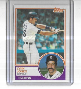 1983 Topps #483 Lynn Jones Detroit Tigers