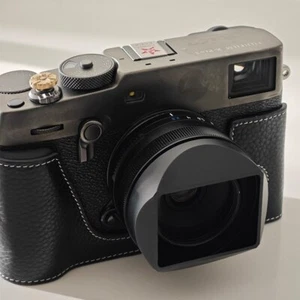 Metall quadratische Objektivhaube für Fujifilm XF27 mm f/2,8 R WR für XE4 XH2 XT4 XS10 XT5 - Bild 1 von 4