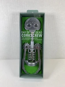 Day of the Dead Skeleton Corkscrew - Dia de Los Muertos Wine Opener - Picture 1 of 7