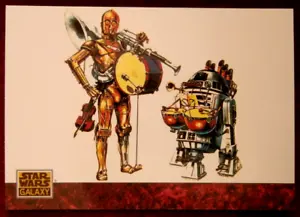 STAR WARS GALAXY Series 1 - Card #078 - 'One-Droid Bands' - Topps 1993 - Picture 1 of 2
