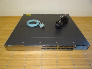 Cisco Catalyst WS-C3750X-24P-E 24 1GbE ports POE IPservices license Single PSU - Bild 1 von 1