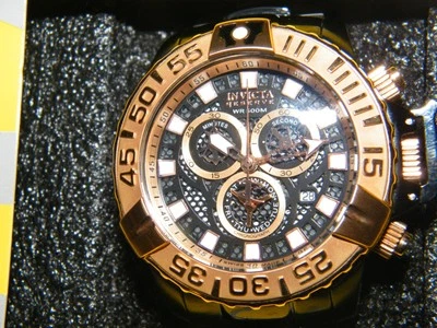 Invicta 18238 Men's Subaqua Noma II Rose Gold Black 47MM Swiss Chronograph Watch - Image 1 of 4