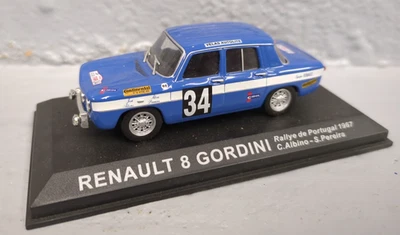 Escala 1:43, Renault 8 Gordini, C.Albino - S.Pereira, 1967 Rally Portugal Foto 1 de 4