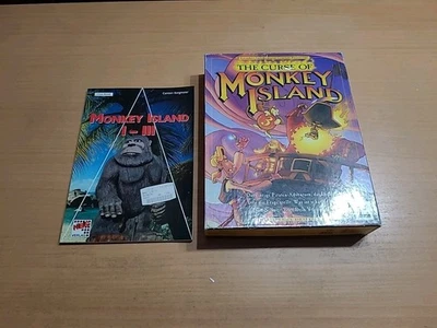 The Curse of Monkey Island ( III ) PC CD-Rom Spiel Big Box Incl Lösungsbuch - Bild 1 von 4