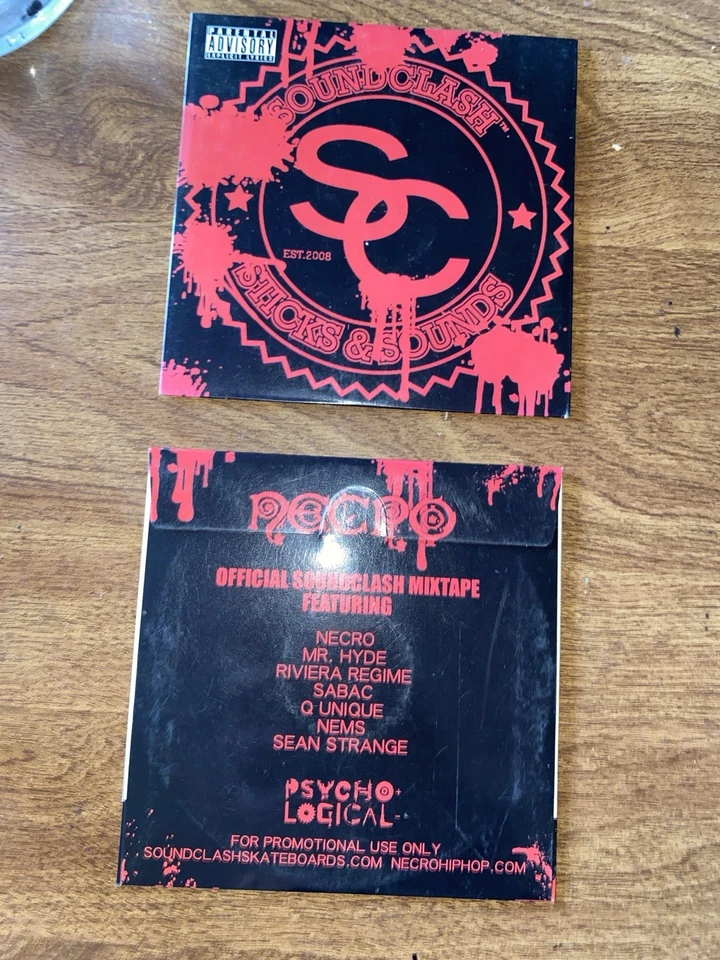 Necro PRE Cd mr. Hyde Riviera regime Sabac Q unique Nems NEW soundclash mixtape — 第 1/2 张图片