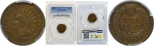 1870 Indian Head Cent   PCGS VF-30 - Picture 1 of 3