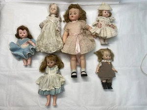 Konvolut 6 Vintage Puppen Madame Alexander Alice im Wunderland 1950 Effanbee 1966 78’ - Bild 1 von 24