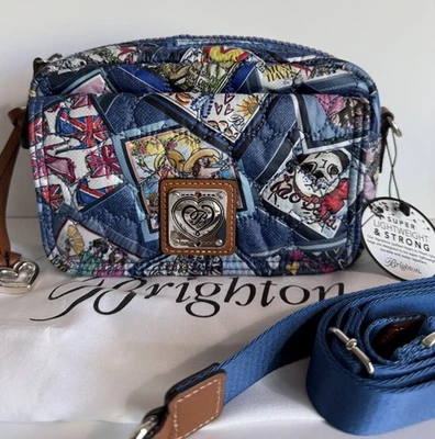 Brighton KNIX Passport Utility Bag Crossbody Quilted Lightweight NWT $225 - Image 1 of 4