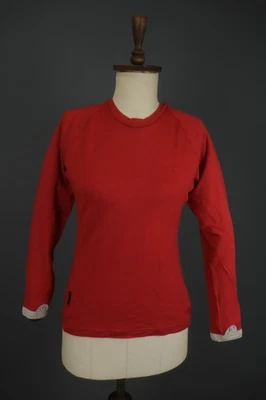 Icebreaker Nueva Zelanda Rojo Body Fit Manga Larga Pullover Ropa Activa Camisa Talla M Foto 1 de 4