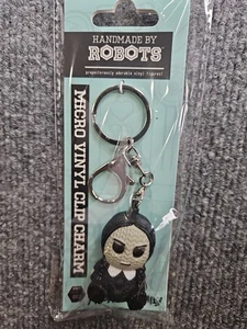 Wednesday Addams Faimly Handmade By Robots micro vinyl Clip Charm, Keychain - Picture 1 of 6
