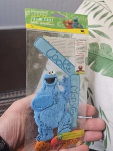 SELTEN NEU SESAMSTRASSE KEKSMONSTER 3D FUZZY PUFFY AUFKLEBER KEKSTOPF MEHR  - Bild 1 von 17