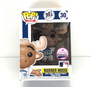 Funko POP! Figura Vinilo MLB M's #30 Mariner Moose Seattle Mariners, Bandera NUEVO EN CAJA - Imagen 1 de 18