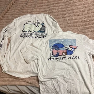 Vineyard Vines T Shirt Boy's size: large Bundle 2. LS Halloween SS Baseball EUC - Picture 1 of 10