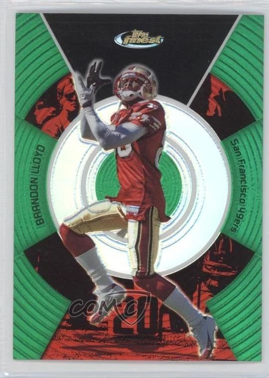 2005 Topps Finest Green Refractor /199 Brandon Lloyd #84 - Image 1 of 2