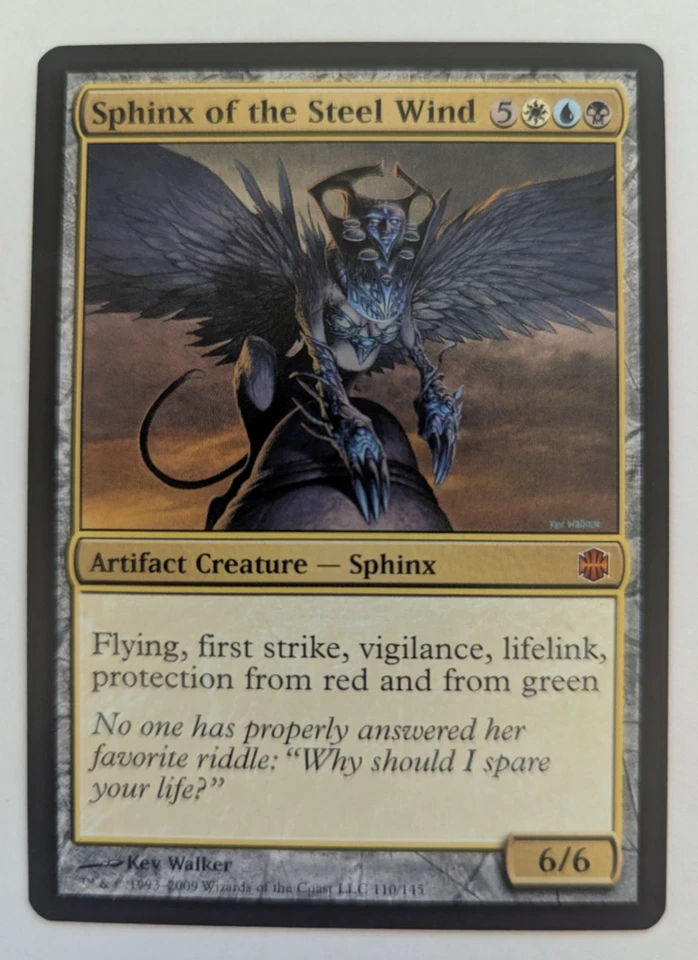 Magic Mtg Alara Reborn Sphinx of the Steel Wind    near mint - Image 1 of 1