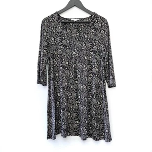 Túnica negra Seasalt UK14 Arusha floral bambú - Imagen 1 de 3