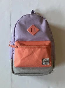 Mochila Herschel Supply Co.Heritage niños escuela camping rosa púrpura niñas usada en excelente estado - Imagen 1 de 12