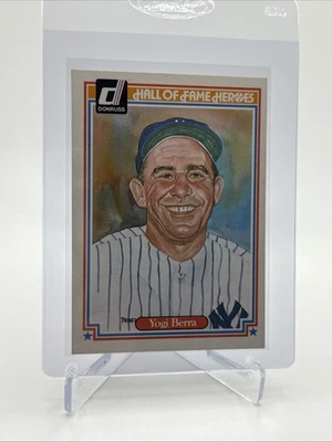 Tarjeta de béisbol Donruss HOF Heroes Yogi Berra 1983 #24 como nueva envío gratuito Foto 1 de 3