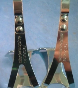Christophe Special Large Road / MTB Toe Clips NEW / NOS Vintage- w/Hardware - Picture 1 of 6