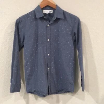 Camisa manga larga con botones Old Navy para niños talla L 10/12 100 % algodón Foto 1 de 4