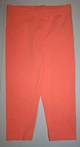 New Carter's Girls 4 year Leggings Capri Length Orange Neon Summer Stretch - Picture 1 of 3