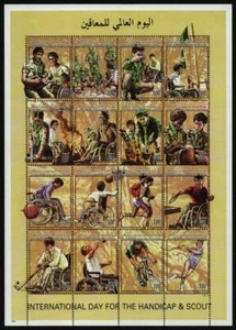 Libia 1998 - Mi-Nr. 2657-2672 ** - MNH - KLB - Día de los Discapacitados - Imagen 1 de 1